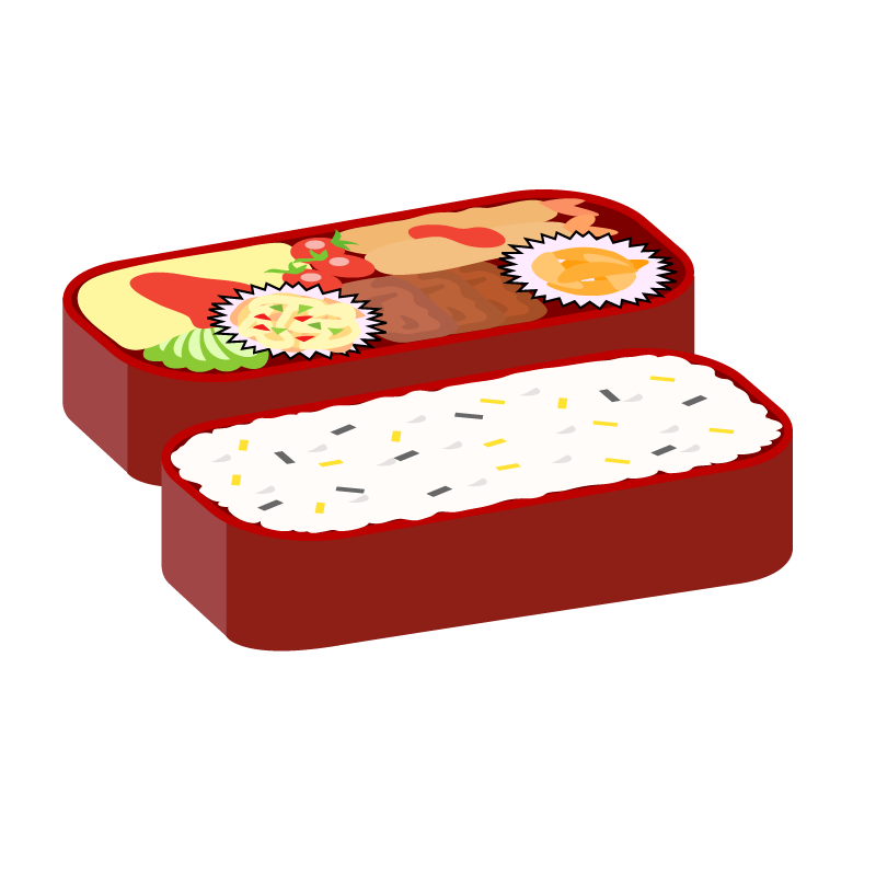お弁当やおべんとう箱のイラスト イラスト素材の素材ダス