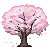 満開の桜のGIFアニメ