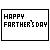 父の日のメッセージカードのGIFアニメ
