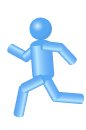 スポーツ イラスト オリンピック 競技 五輪 男子 陸上 マラソン 走る 抽象的 人型 アイコン 素材ダスblg