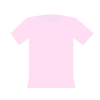 ピンクのTシャツのイラスト