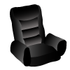 一人用座椅子のイラスト