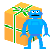 ロボットのおもちゃのX'masプレゼント