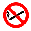 タバコ厳禁のアイコン