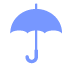 傘のアイコン・イラスト