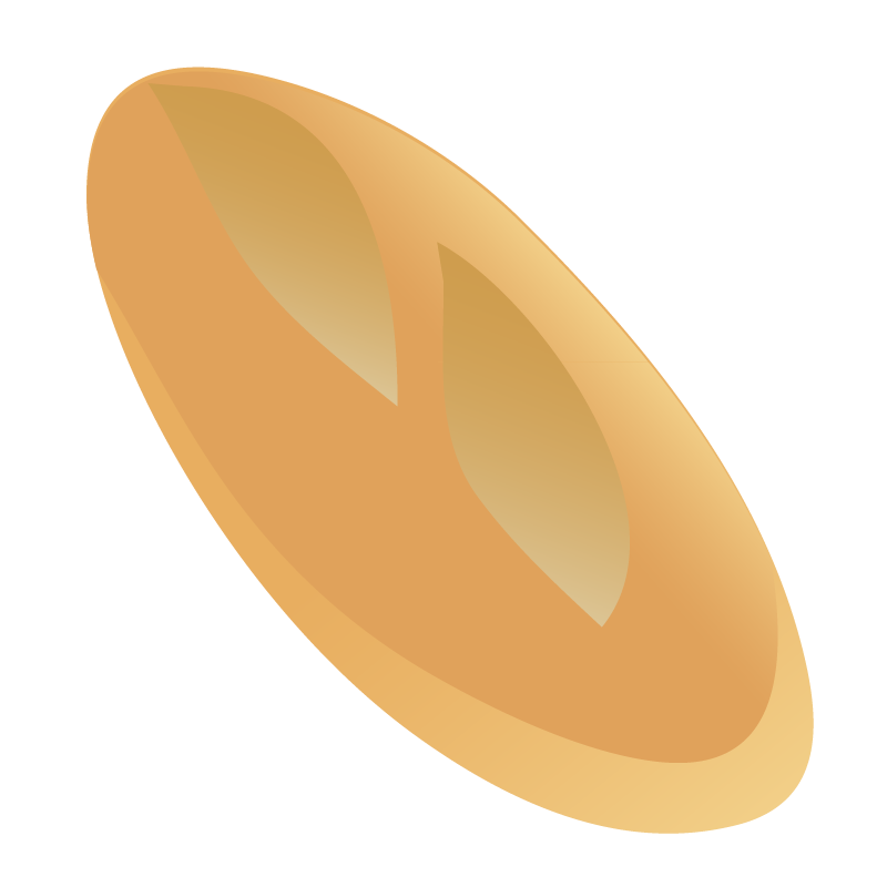 パンのイラスト イラスト素材の素材ダス