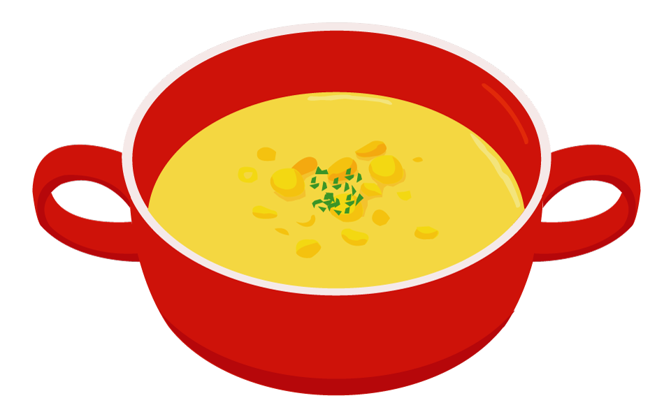 コーン スープ イラスト